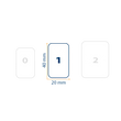 IPX Intraorale Speicherfolie Größe 1 | 2 x 4 cm | 2 Stk. FÜR CR 8