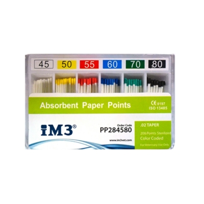Paper Points | 28 mm lang | ISO 90-140 | 100 Stk./Pkg.