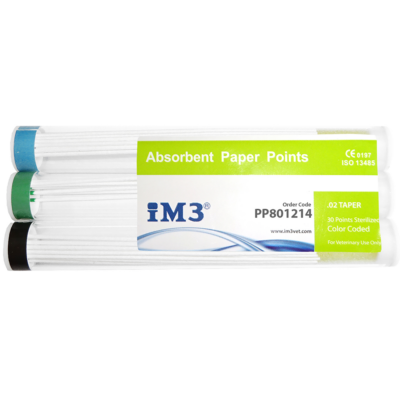 Paper Points | 80 mm lang | ISO 120-140 | 30 Stk./Pkg.