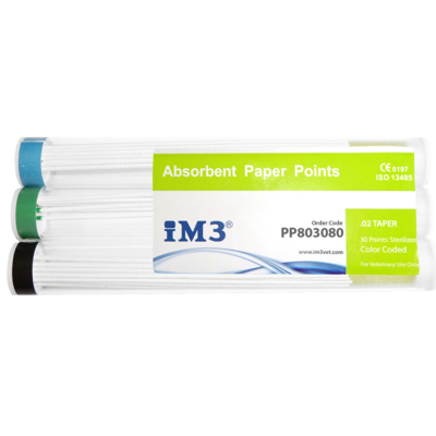Paper Points | 80 mm lang | ISO 60-80 | 30 Stk./Pkg.